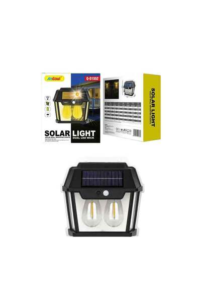 OEM Andowl Ηλιακό Φωτιστικό LED Επιτοίχιο – Αισθητήρας κίνησης & αδιάβροχο Q-...