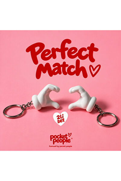 Pocket People مجموعة مثالية من سلسلتي مفاتيح مزدوجتين - سلسلة مفاتيح على شكل ...