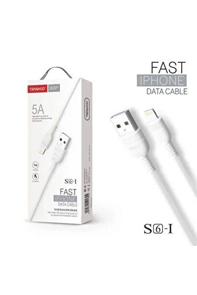 OEM TRANYOO Καλώδιο δεδομένων lighting 5A 1m S6-I - Fast charger cable
