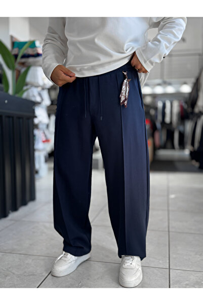 BYBASICMAN Navy Blue Baggy Tracksuit with Accessories We-5137