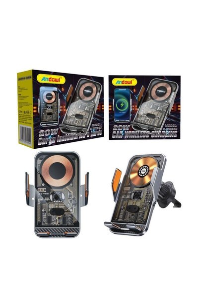 OEM Andowl Q-WX660 Βάση Κινητού Αυτοκινήτου και Ασύρματη Φόρτιση 20W - Car Wi...