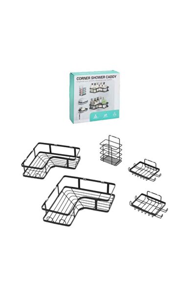 OEM Σετ Γωνιακές Ραφιέρες Μπάνιου 5τμχ – Corner Shower Caddy