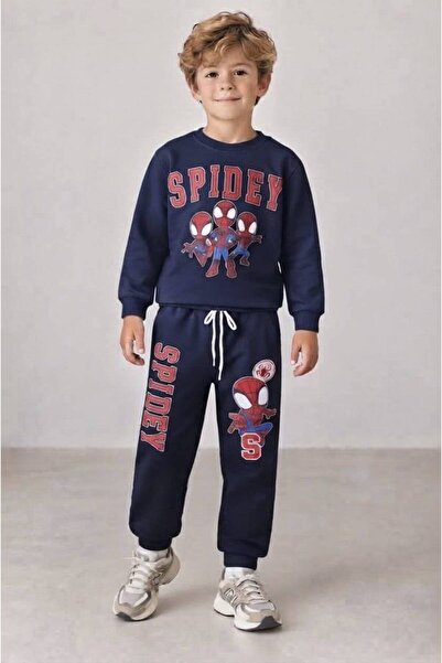 YİGİT BUTİK Set de hanorac și pantaloni de jogging cu imprimeu Spidey pentru ...