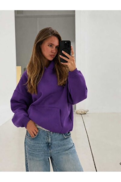BENROMA 3 Yarn Combed Cotton Hooded Sweatshirt Lq5