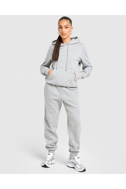 Nike Sportswear Phoenix Fleece Kadın Gri Kapüşonlu Hoodie-KUZEY SPORT