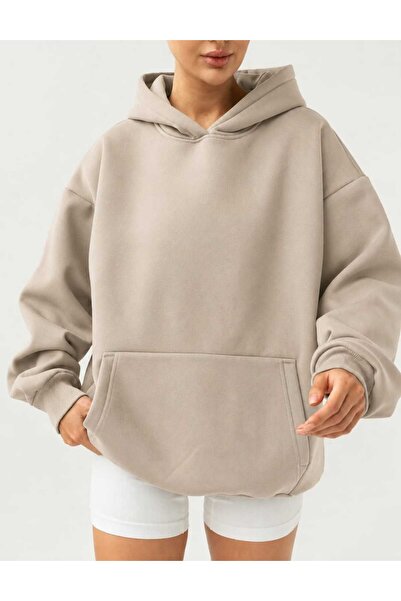 BENROMA 3 Yarn Combed Cotton Hooded Sweatshirt Lr6