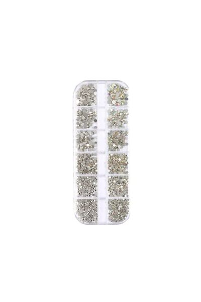 OEM Στρασάκια νυχιών Ασημί #302- Nail accessories