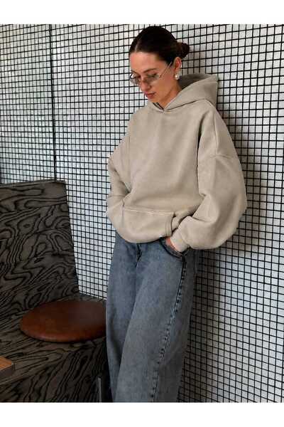 BENROMA 3 Yarn Combed Cotton Hooded Sweatshirt Lq3