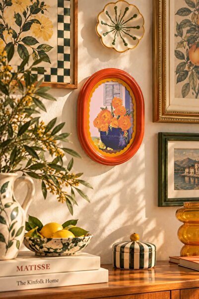 BUCOLIC Oval Metal Dekoratif Çerçeve