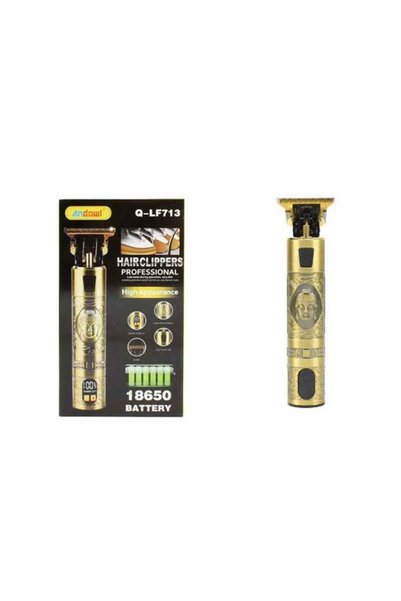 OEM Andowl Επαναφορτιζόμενη Κουρευτική Μηχανή Χρυσή Q-LF713 - Hair clipper