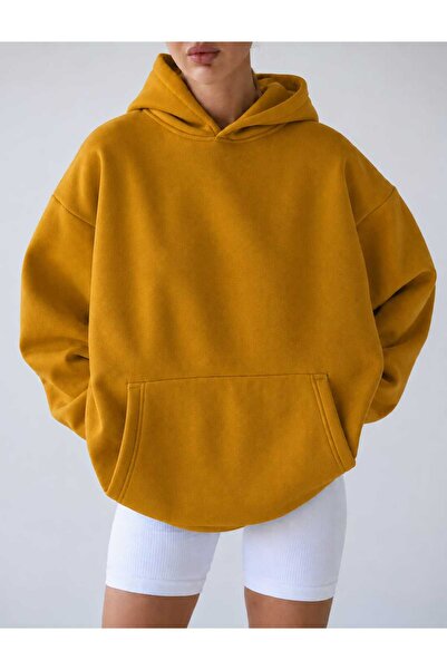 BENROMA 3 Yarn Combed Cotton Hooded Sweatshirt Lr5