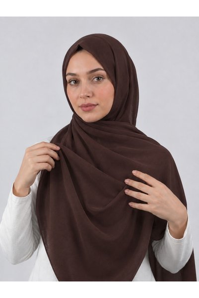 Sena Abiye Dress KOYU ÇİKOLATA KAHVE ABİYE ŞALI