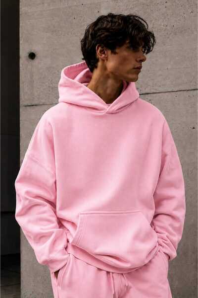 BENROMA 3 Yarn Combed Cotton Hooded Sweatshirt Lr1
