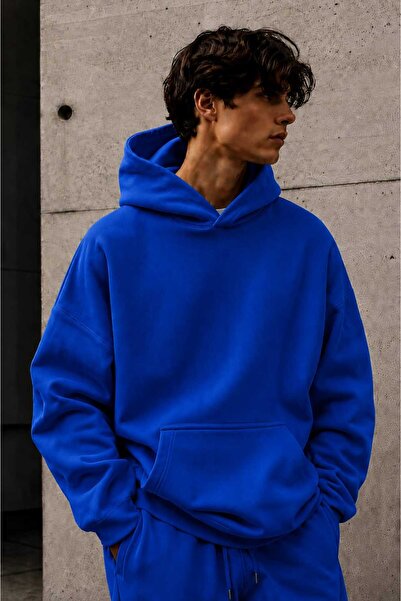 BENROMA 3 Yarn Combed Cotton Hooded Sweatshirt Lr1