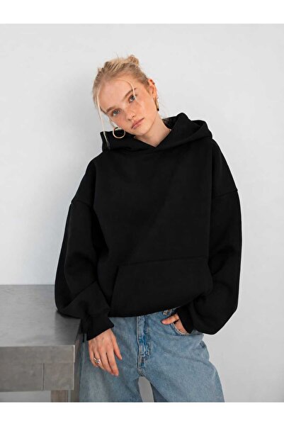 BENROMA 3 Yarn Combed Cotton Hooded Sweatshirt Lq4