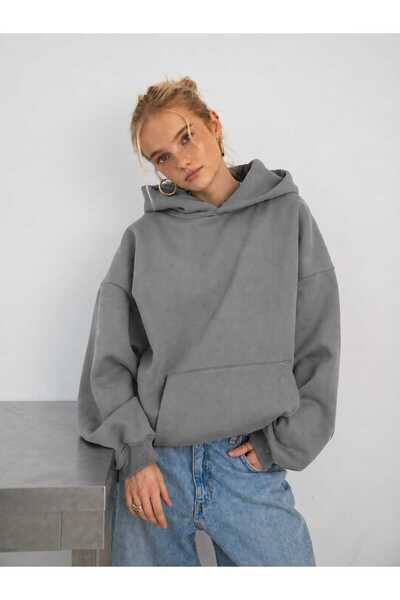 BENROMA 3 Yarn Combed Cotton Hooded Sweatshirt Lq4