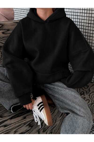 BENROMA 3 Yarn Combed Cotton Hooded Sweatshirt Lq6