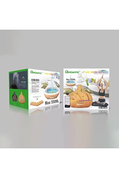 OEM Qiaoyang Αρωματικός διαχύτης με 7 LED χρώματα- Συσκευή Αρωματοθεραπείας &...