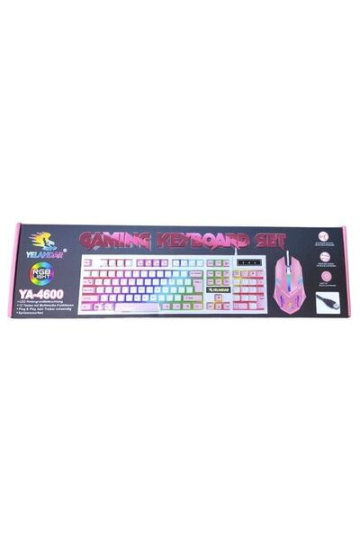 OEM Yelandar YA-4600 Σετ πληκτρολόγιο & ποντίκι ενσύρματα RGB φωτισμός - Gami...
