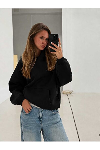 BENROMA 3 Yarn Combed Cotton Hooded Sweatshirt Lq5