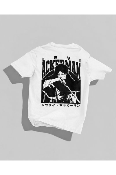 Nulivez Attack on Titan Levi Ackerman T-Shirt - Anime Printed Oversize Unisex...