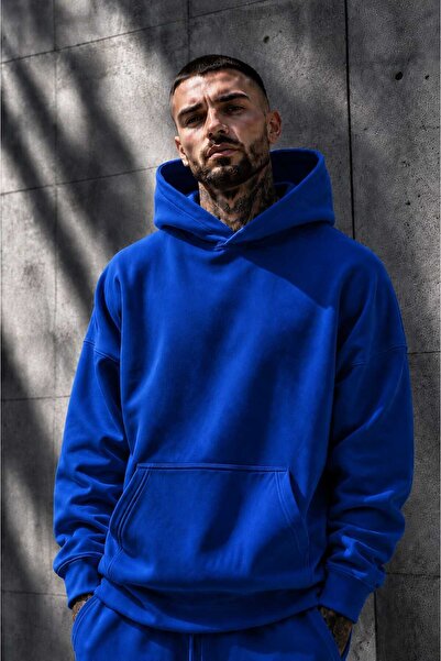BENROMA 3 Yarn Combed Cotton Hooded Sweatshirt Lr2