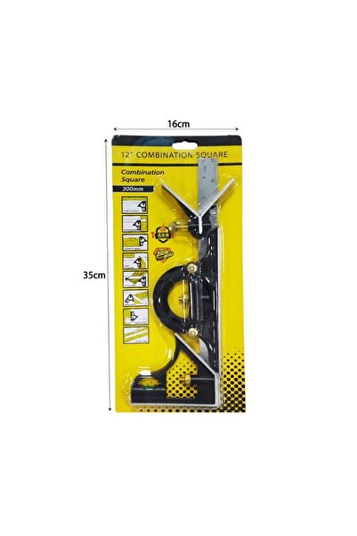 OEM Γωνιόμετρο με αλφάδι 12" - 12" Combination square