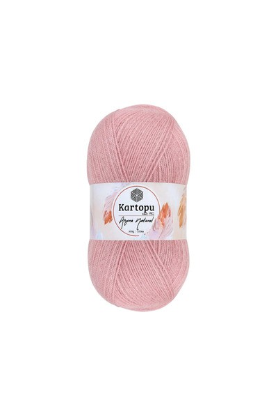 Kartopu Angora Natural Hand Knitting Yarn 5-Pack – Natural Textured Dowry Sha...