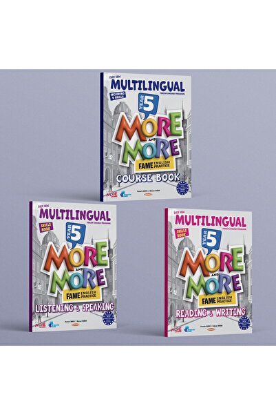 Kurmay Yayınları Kurmay 5.Sınıf Hazırlık More&More Multılıngual 3 Lü Set (Cou...