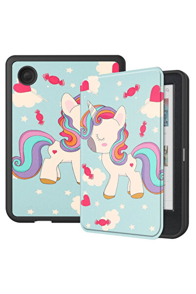 kobo Clara Colour/BW E Kitap Okuyucu Kılıfı - Unicorn