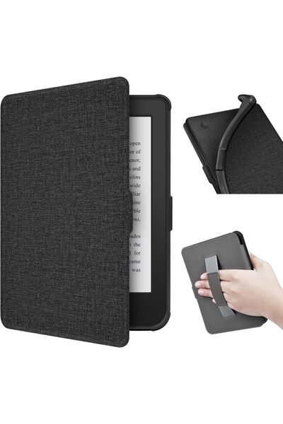 kobo Clara Colour/BW/2e E Kitap Okuyucu Kılıfı (Tutacaklı) - Siyah