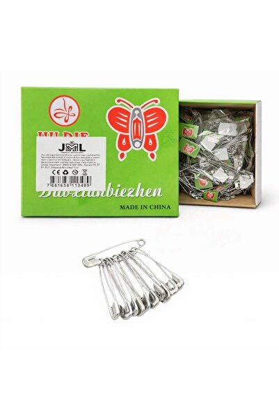 JML Safety Pins 432/set Metallic, 4cm Packaged in Wholesale Box