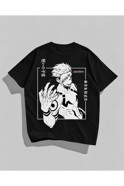 Nulivez Ryomen Sukuna Oversize T-Shirt – Jujutsu Kaisen Anime Printed Unisex ...