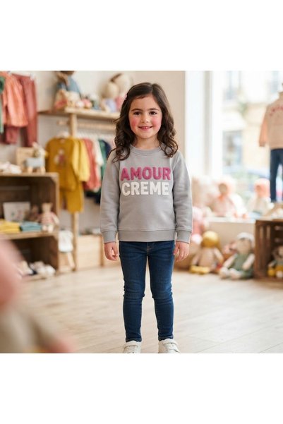 CUBBUX Sweatshirt brodat cu 2 fire pentru fete