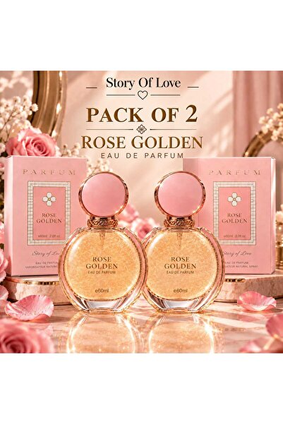 Storyoflove Rose Golden Pack of 2