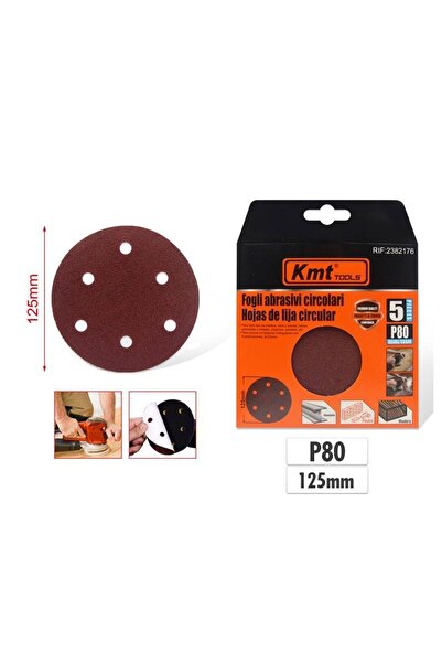 OEM KMT Γυαλόχαρτο τριβείου P80 5τμχ - Sandpaper