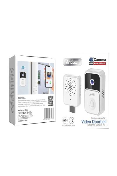 OEM Κουδούνι πόρτας με 4K Κάμερα Andowl Q-ML050 - Door bell Camera