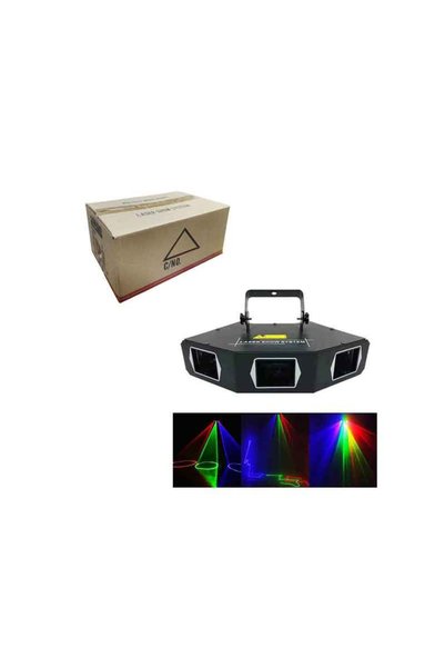 OEM Φωτιστικό Laser Show RGB με 4 Εξόδους Πολυχρωμικό Εφέ για Σκηνή & Πάρτι -...