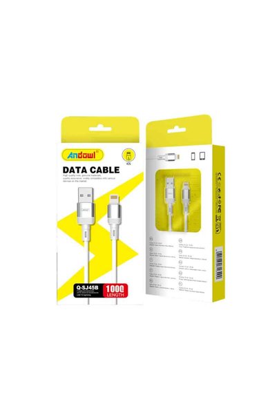OEM Andowl Καλώδιο Φόρτισης και Δεδομένων 1m iOS USB σε Lightning Q-SJ45B – D...