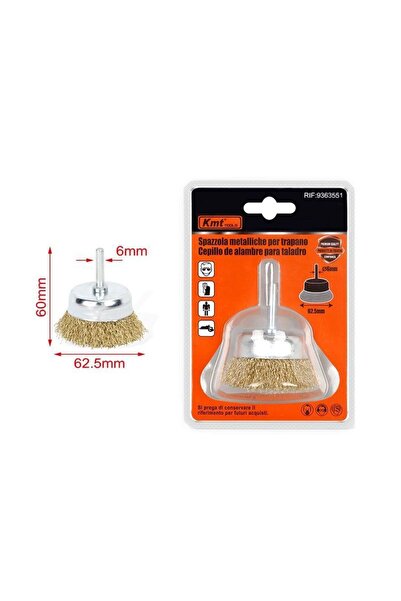 OEM KMT Tools Συρματόβουρτσα Καμπάνα για Δράπανο 62.5mm Ø6mm RIF:9363551 - Dr...