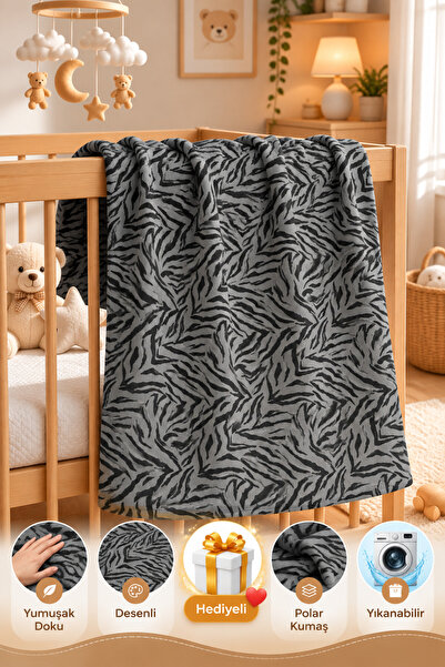 TEXTİLES MAGİC LAMP Dijital Baskılı Çocuk Polar Battaniye 100x150 cm – Yumuşa...