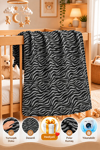 TEXTİLES MAGİC LAMP Digital Printed Children's Fleece Blanket 100X150 cm – So...