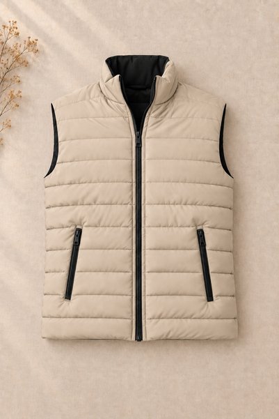 OTAKU Set de 5 piese pentru bărbați: 2 veste matlasate + 3 pulovere cu guler rotund