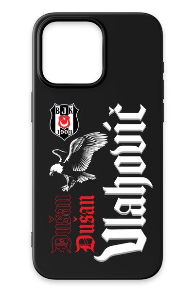 Beşiktaş Dušan Vlahović Kartal iPhone 15 Pro Case (Silicone) - Licensed Original