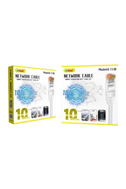 OEM Andowl Καλώδιο δικτύου ethernet 10m 1000MHz Q-T139 - Net Work Cable Trans...
