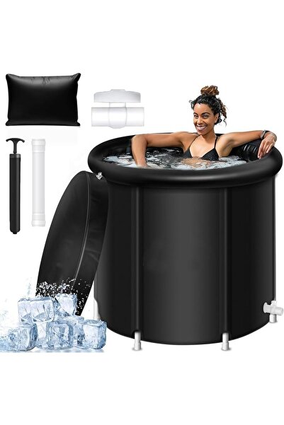 MANYUK 85 * 75 Ice Bath Tub for Athletes, Portable Ice Cold Plunge Tub for Ou...
