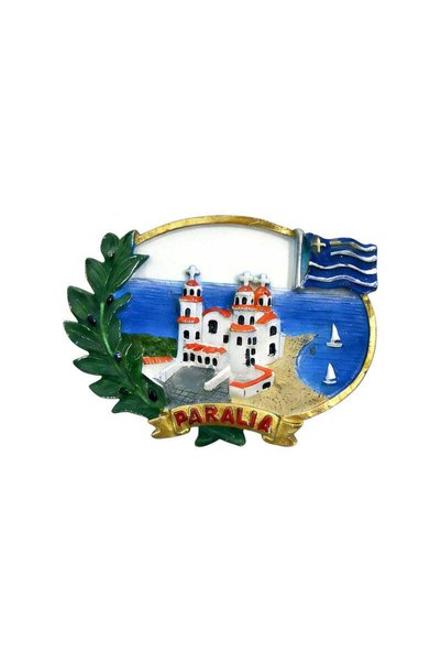 Tradesor Τουριστικό μαγνητάκι Souvenir - Σετ 12pcs - Paralia - 678593