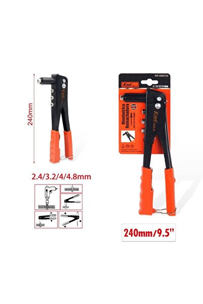OEM KMT Πριτσιναδόρος με 4 Μύτες 2.4/3.2/4/4.8mm - Riveter