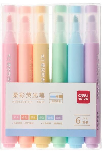 Deli 6 Color Pen Set