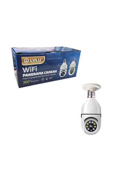 OEM LYLU Κάμερα Ασφαλείας WiFi 360° Τύπου Λάμπας - WiFi Panorama Camera